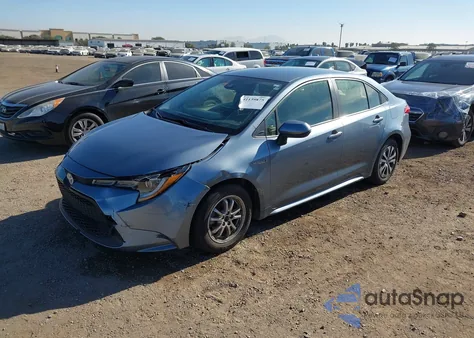 2020 Toyota Corolla Hybrid Le из США, поврежденный, VIN JTDEBRBE7LJ003649